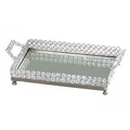 Sparkle Vanity Tray w/ Crystal Accent Sides (8"x12")